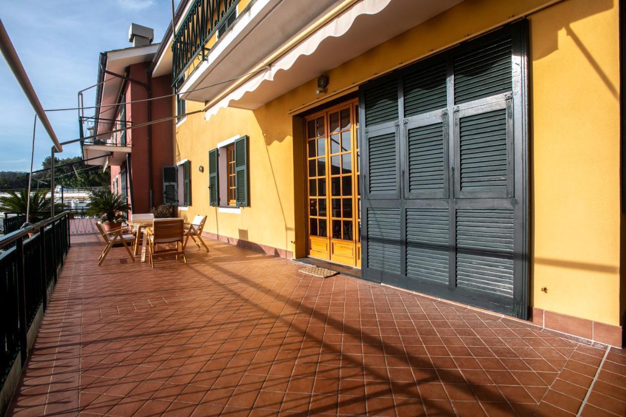 080 - La Villa Storica Il Vigneto 45B, Terrazza Sul Mare - Parcheggio Privato Gratis Монелья Экстерьер фото