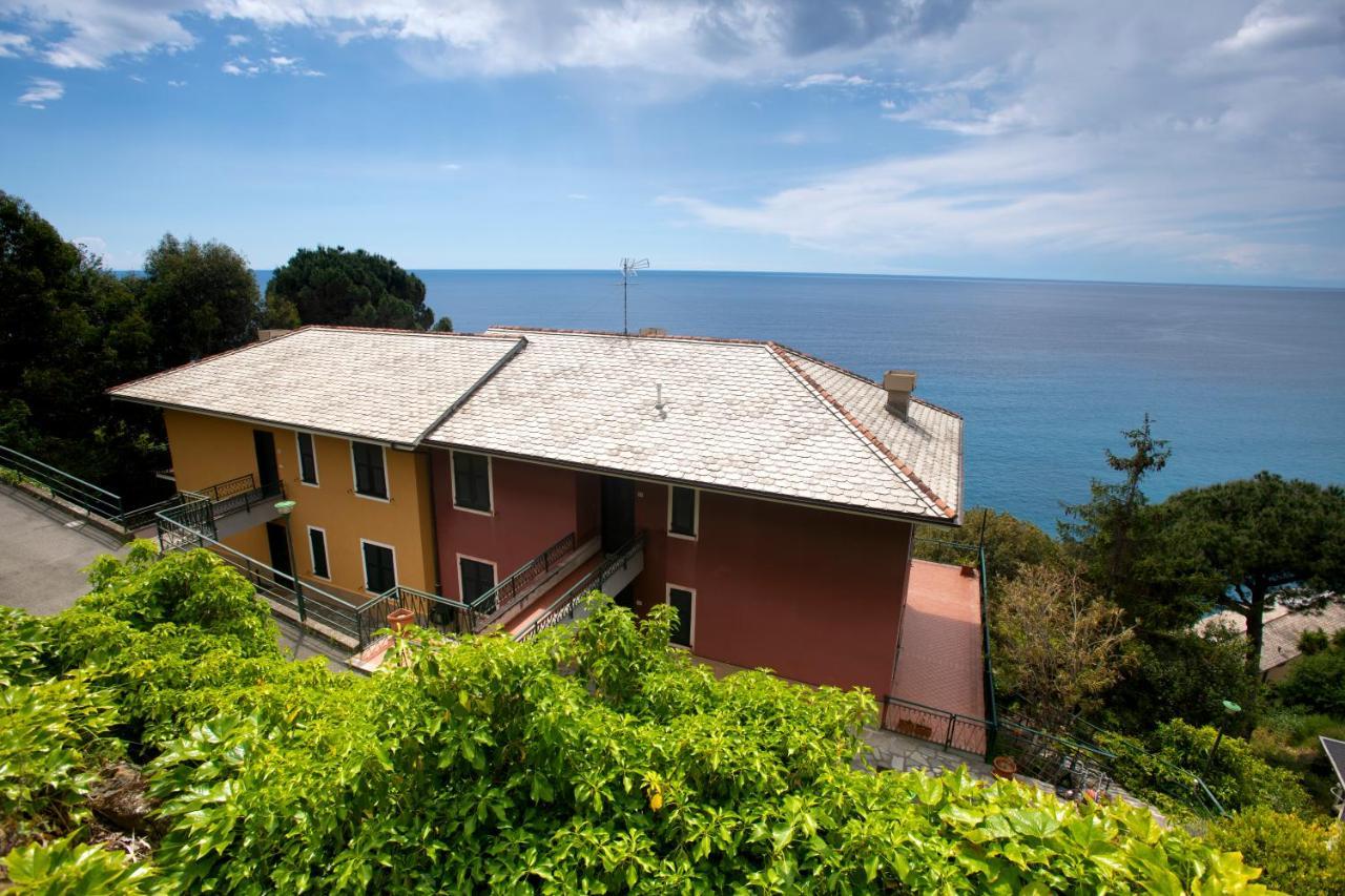 080 - La Villa Storica Il Vigneto 45B, Terrazza Sul Mare - Parcheggio Privato Gratis Монелья Экстерьер фото